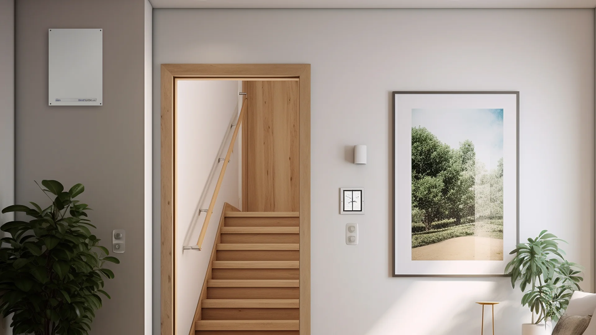 Interno residenziale con sistema antintrusione installato