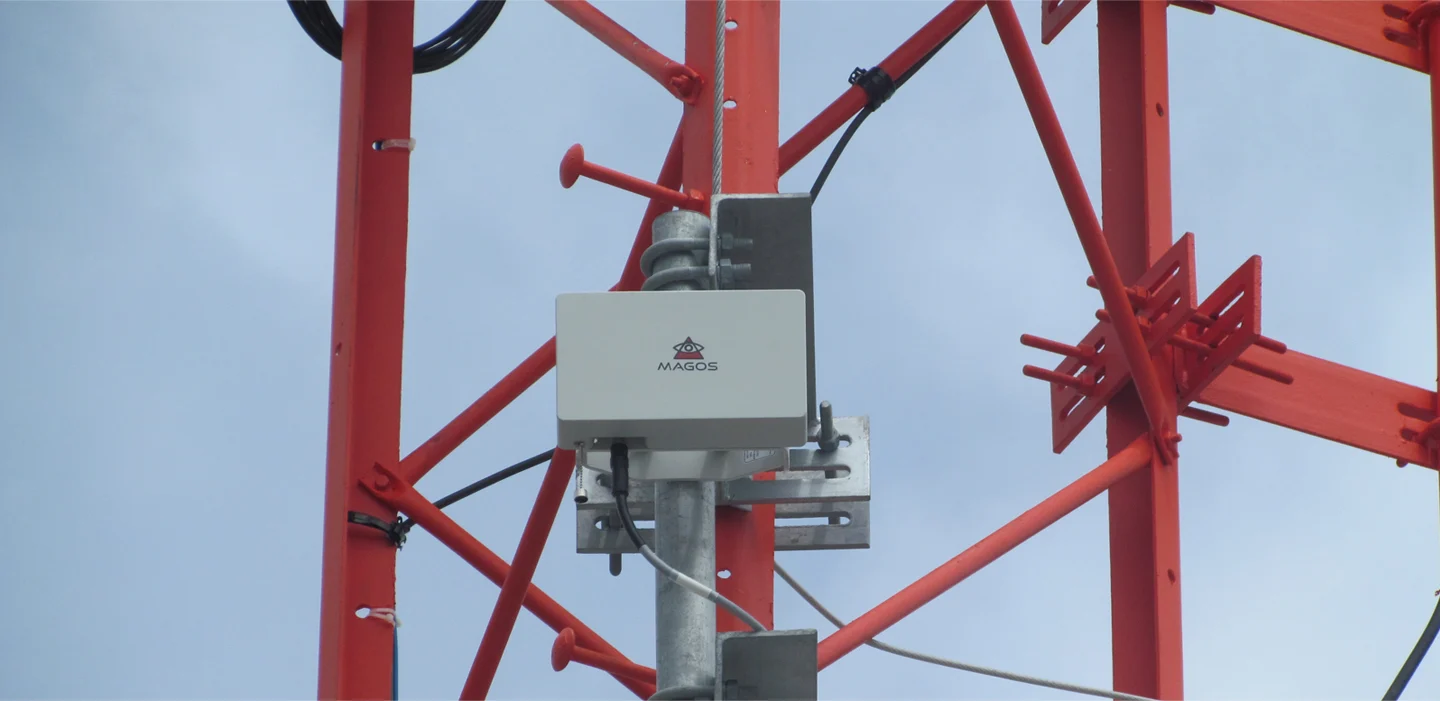 Radar perimetrale Magos installato